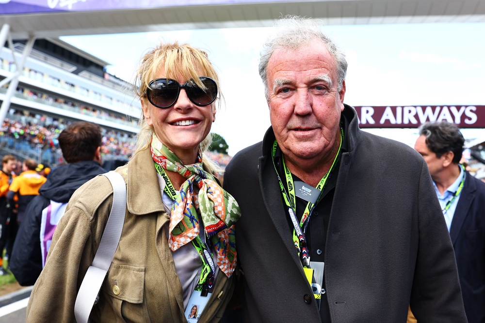 Jeremy Clarkson with his partner Lisa Hogan, pictured in 2024 (Getty)