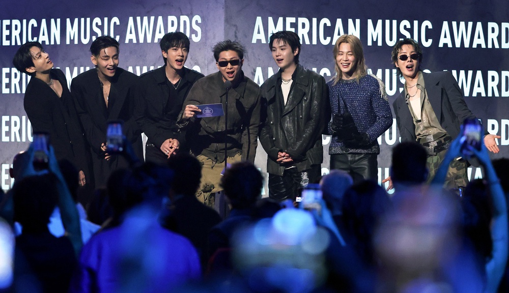 The backlash was strong enough that BTS themselves addressed the controversy during a livestream (Getty)