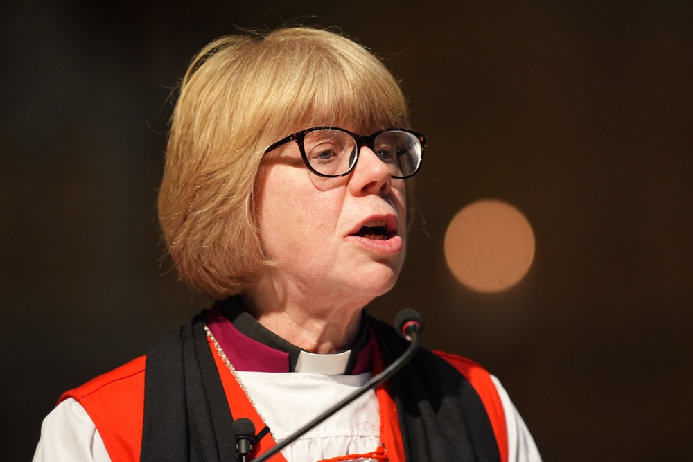 Archbishop of Canterbury Dame Sarah Mullally has apologised for the Church of England’s role in historical forced adoptions (James Manning/PA) (PA Wire)