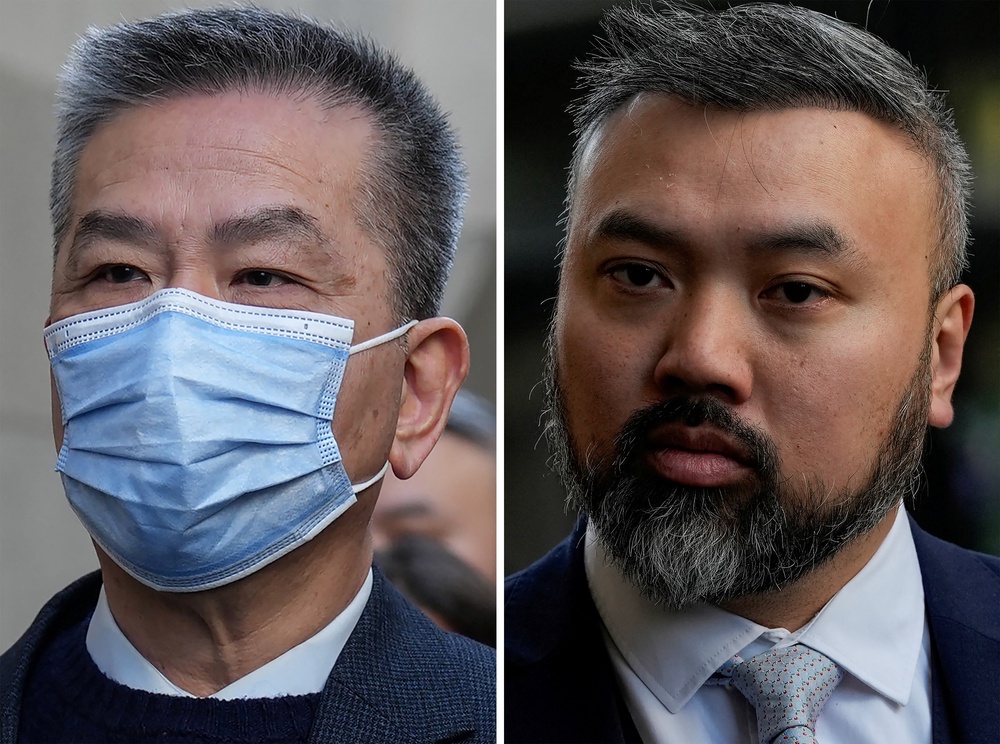Chung Biu (Bill) Yuen, left, and Chi Leung (Peter) Wai (AFP/Getty)