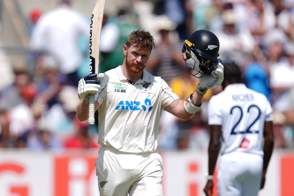Glenn Phillips cut, clapped and carved his way to 100 from 133 balls (PA Wire)