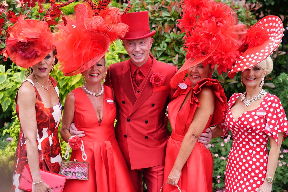 One man matched his outfit well (Mike Egerton/PA) (PA Wire)