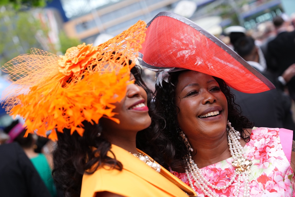 Racegoers on day three of Royal Ascot (Jonathan Brady/PA) (PA Wire)