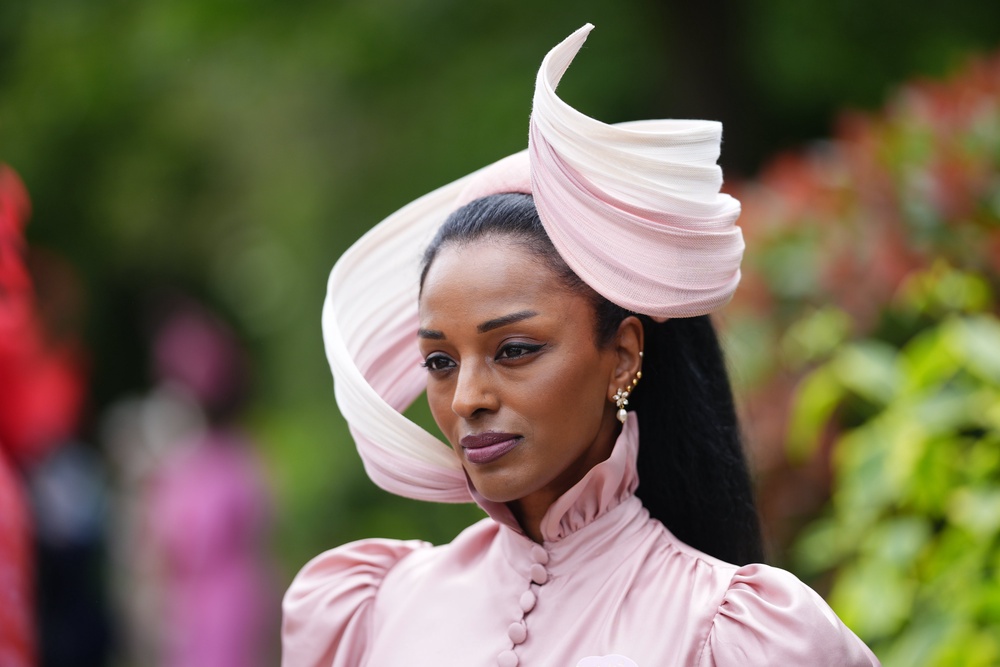 Stylish millinery was on show (John Walton/PA) (PA Wire)