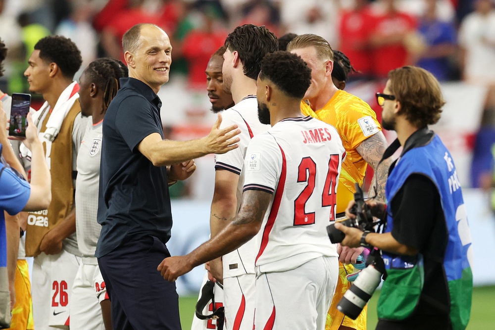 A half-time team talk brought England out of their shell (Getty)