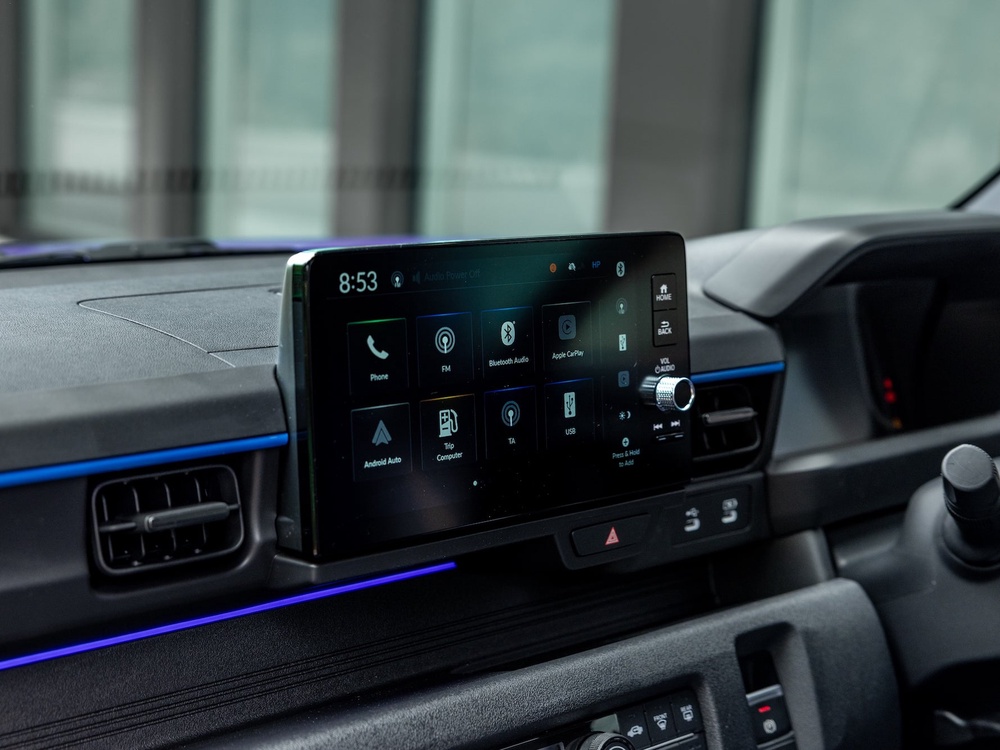 The Honda Super-N gets a nine-inch touchscreen with Apple CarPlay and Android Auto, plus a seven-inch digital driver display (Honda)