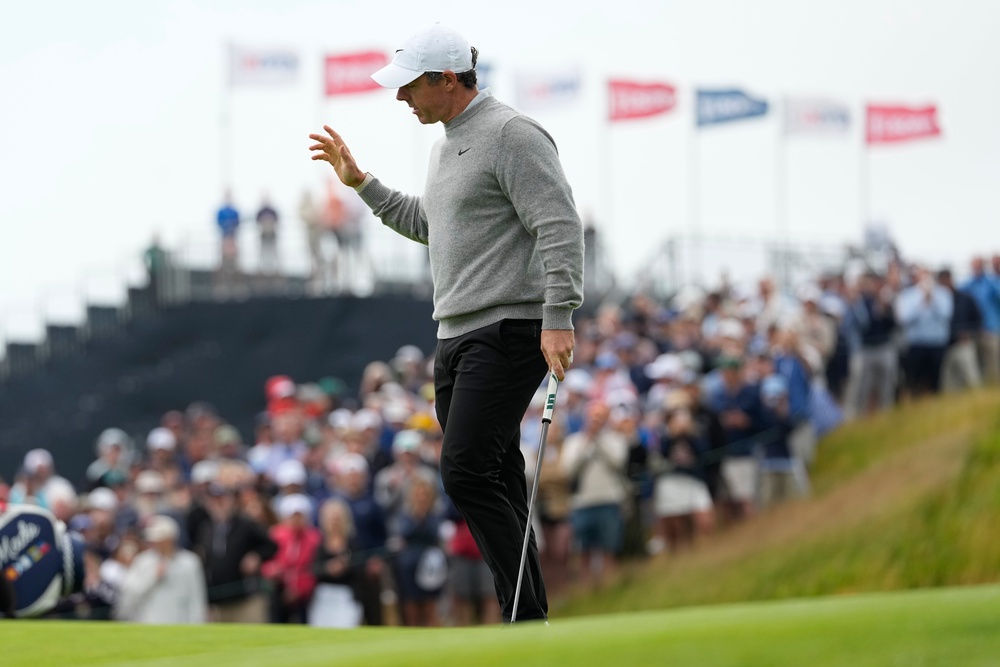 Rory McIlroy was in touch with the leaders early on (George Walker IV/AP) (AP)