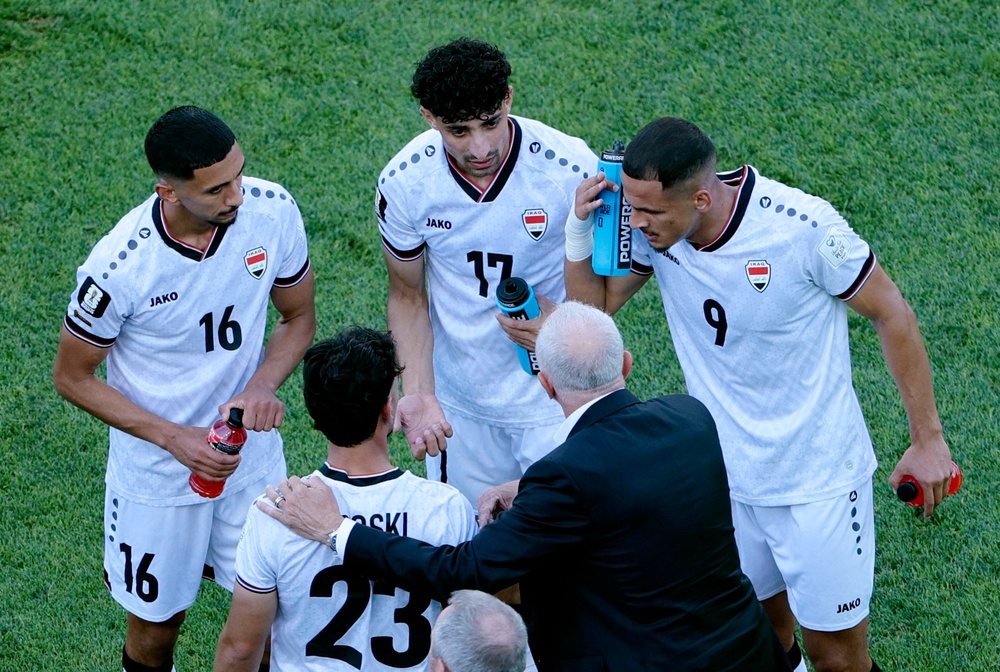 Iraq, managed by Australian Graham Arnold, are one of several teams with a core of players born abroad (Reuters)