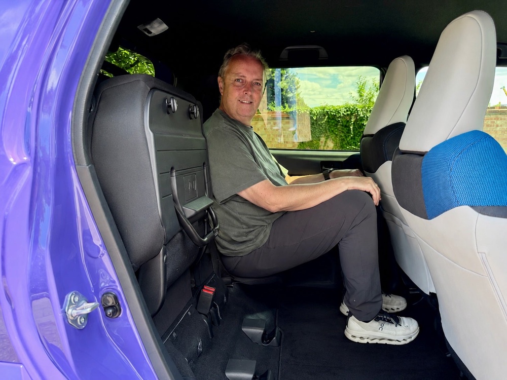 There's loads of space for two adults in the back, plus Honda's 'magic seats' that fold up cinema-style for extra carrying space (Steve Fowler)