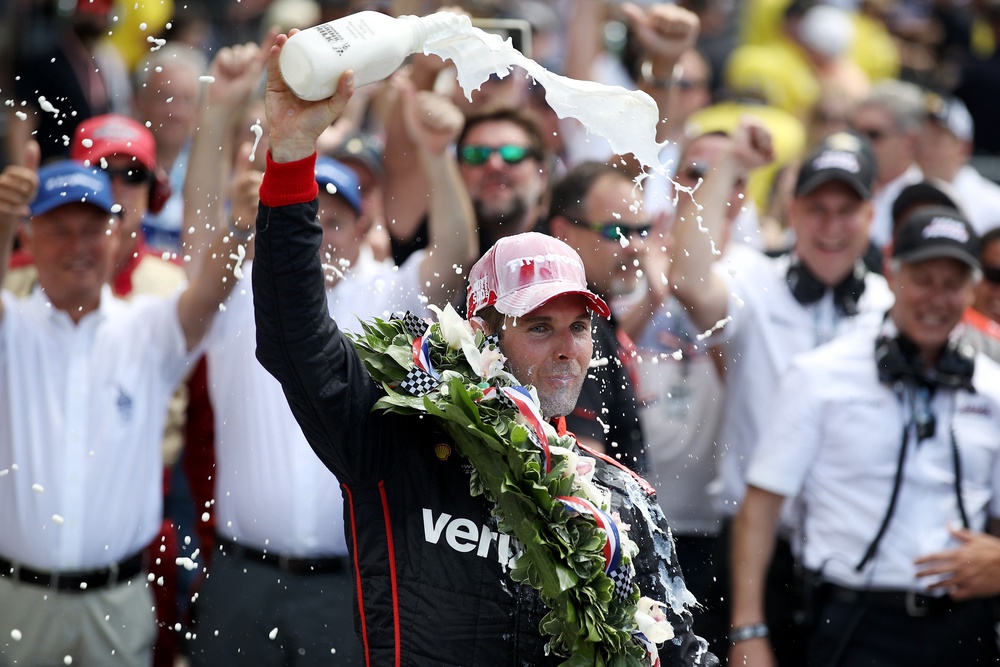 Drinking milk is an American staple. It’s also part of a longstanding tradition for winners of NASCAR’s Indy 500. Now researchers say the U.S. milk supply is being threatened by climate change-fueled extreme heat (Getty Images)