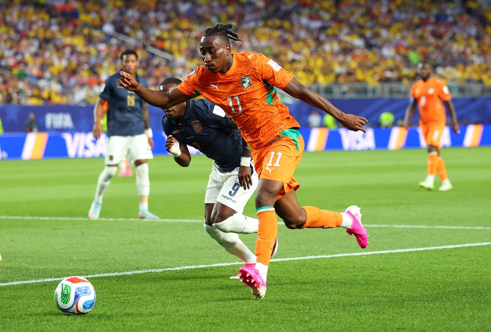 Diomande is shining for Ivory Coast at the World Cup (Reuters)