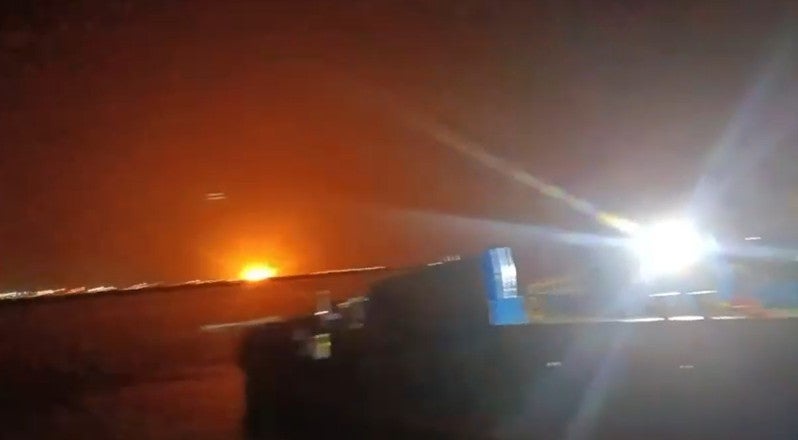 Pereira felt the vessel shaking when missiles fell from the sky (Rex Pereira)
