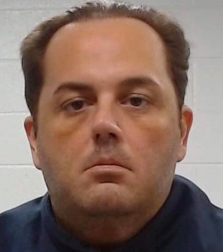Bridgette Doreen Evans, 47, and her husband, Vinnie John Uwanawich, 44, pictured, have been accused of stealing at least $2.5 million in a years-long ruse (Collin County Jail)