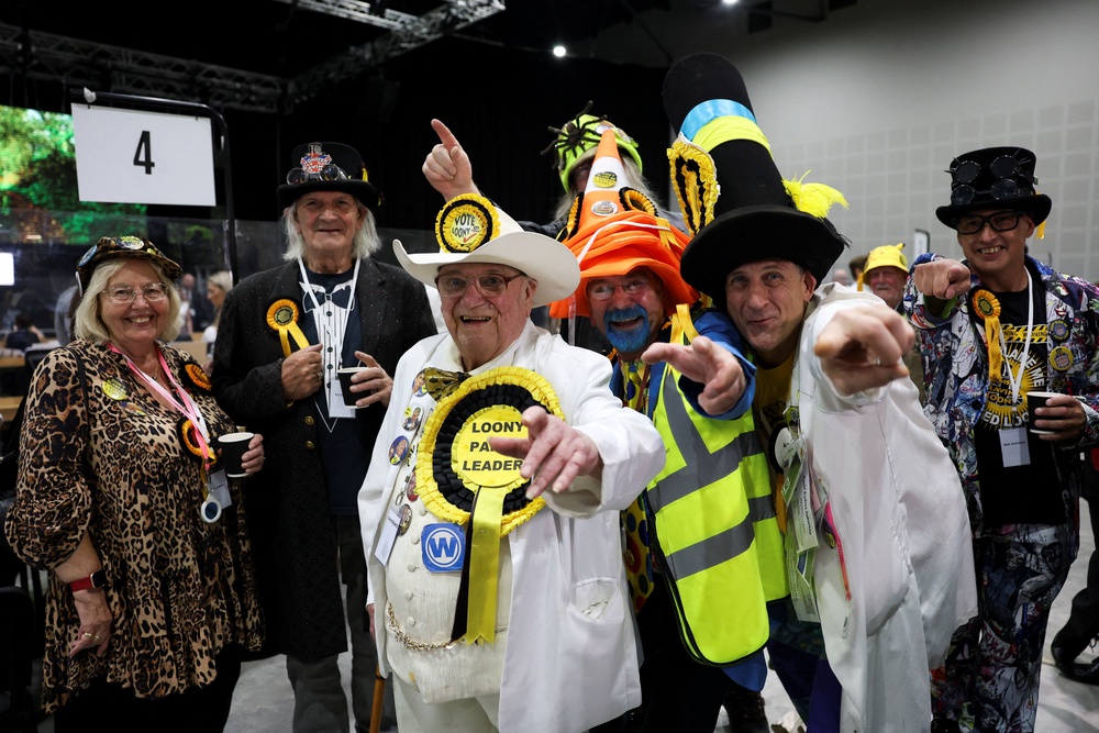 The Monster Raving Loony Party stood in the Makerfield by-election (Reuters)