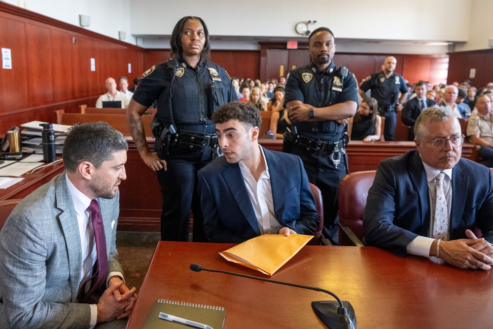 Mangione’s trial is scheduled to start September 8 (Steven Hirsch- Pool/Getty Images)