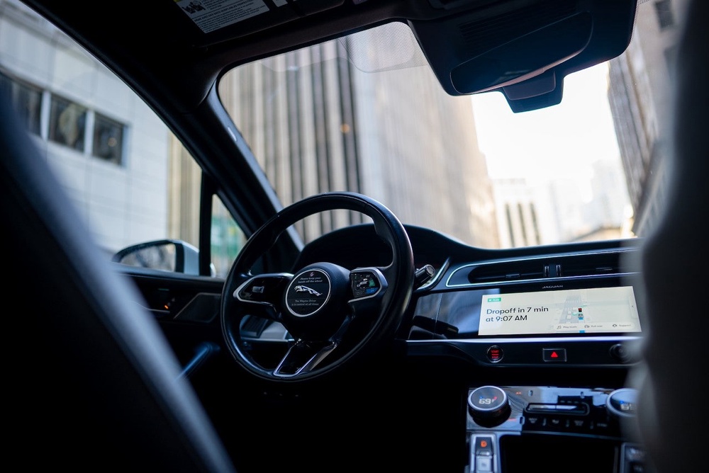 The company’s vehicles include a number of displays that give constant information on what it is seeing – which helps ensure you don’t feel like the car has missed that huge truck in front of you (PA)