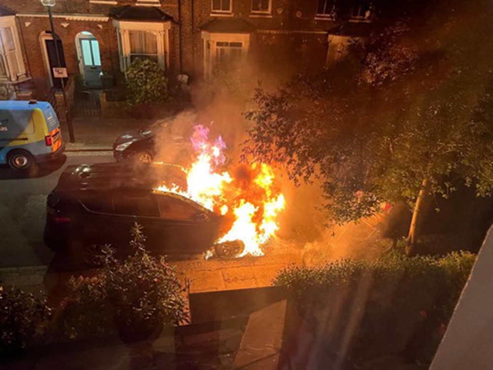 A Toyota Rav4 previously owned by the PM was set alight last May (PA)