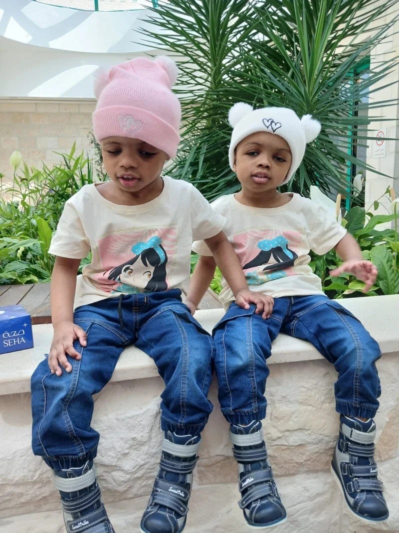 19 June 2026, London, UK: A UK charity, Gemini Untwined, has partnered with Abu Dhabi’s PureHealth to perform the nation’s first successful surgical separation of craniopagus twin girls, Nigerian born Mercy and Goodness, aged 19 months. (Gemini Untwined)