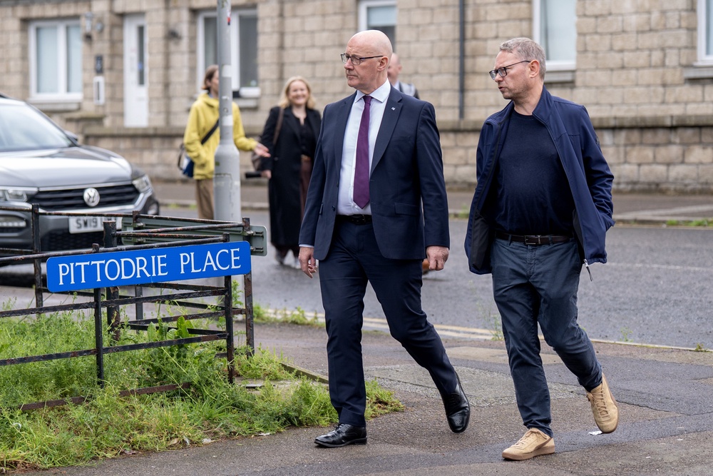 First Minister and SNP leader John Swinney had campaigned on various occasions in Aberdeen with the party’s candidate Richard Thompson (PA) (PA Wire)