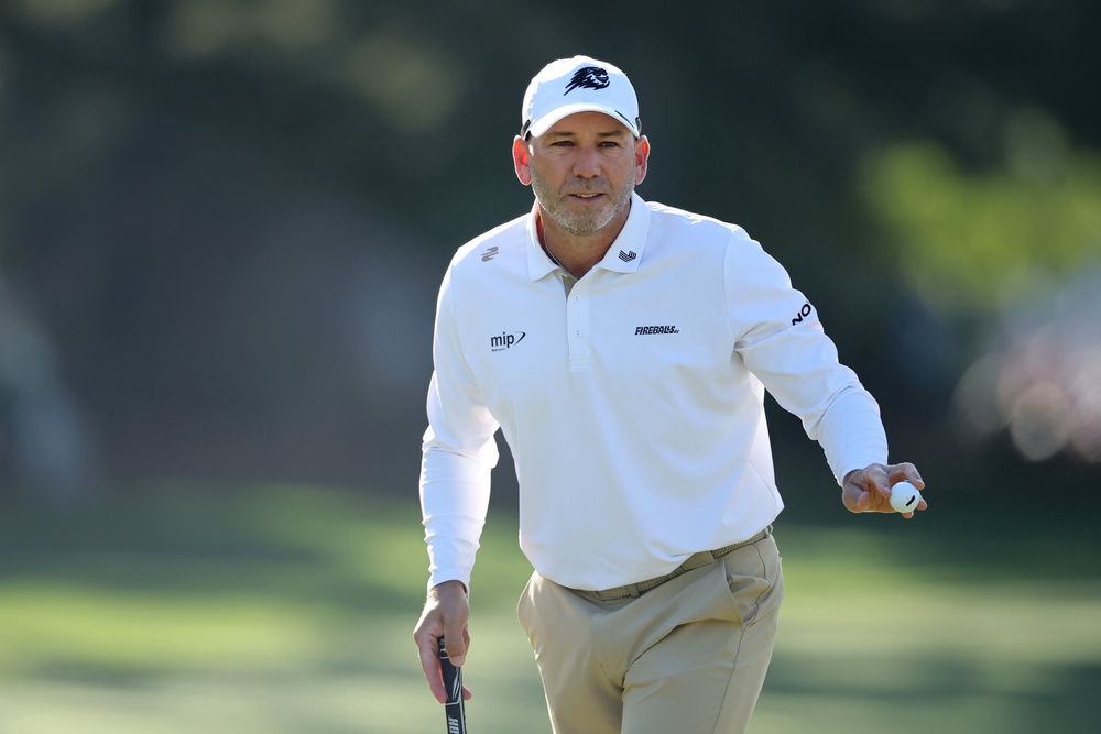 Sergio Garcia was warned about his conduct at the Masters (Getty)
