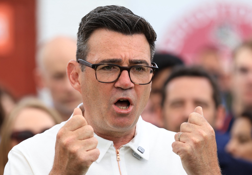 Andy Burnham’s significant support among the parliamentary party could mean he ends up as the only Labour candidate. (AFP/Getty)