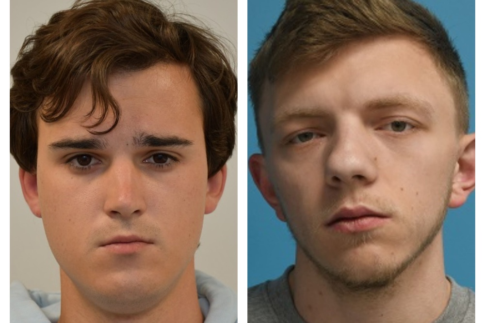 Romanian Stanislav Carpiuc, left, and Roman Lavrynovych (Metropolitan Police)