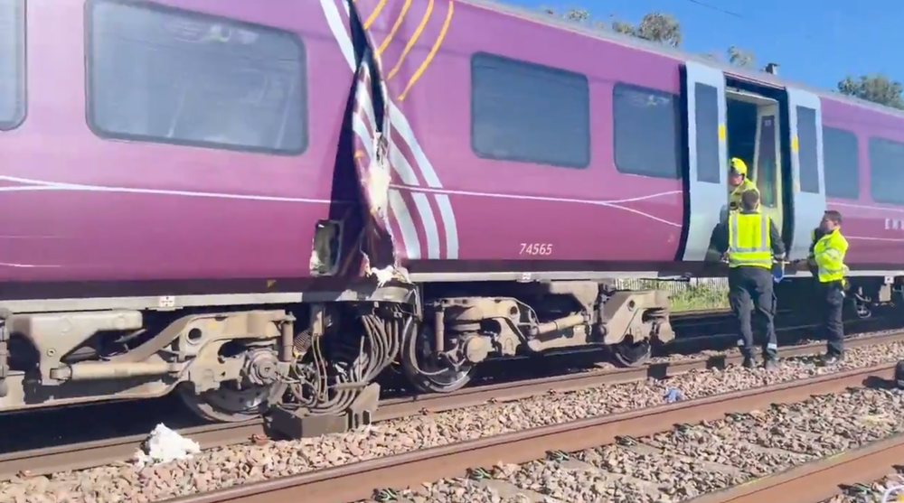 Image from: Bedford train collision latest: Driver killed and more than 80 injured after horror crash during rush hour