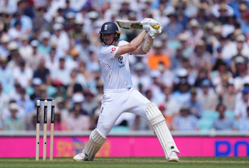 Matt Fisher carved his way to a Test half-century (Ben Whitley/PA) (PA Wire)