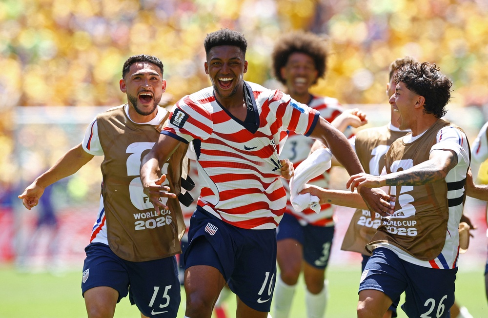 Image from: USA v Turkey LIVE: World Cup co-hosts fall behind after fine Orkun Kokcu goal