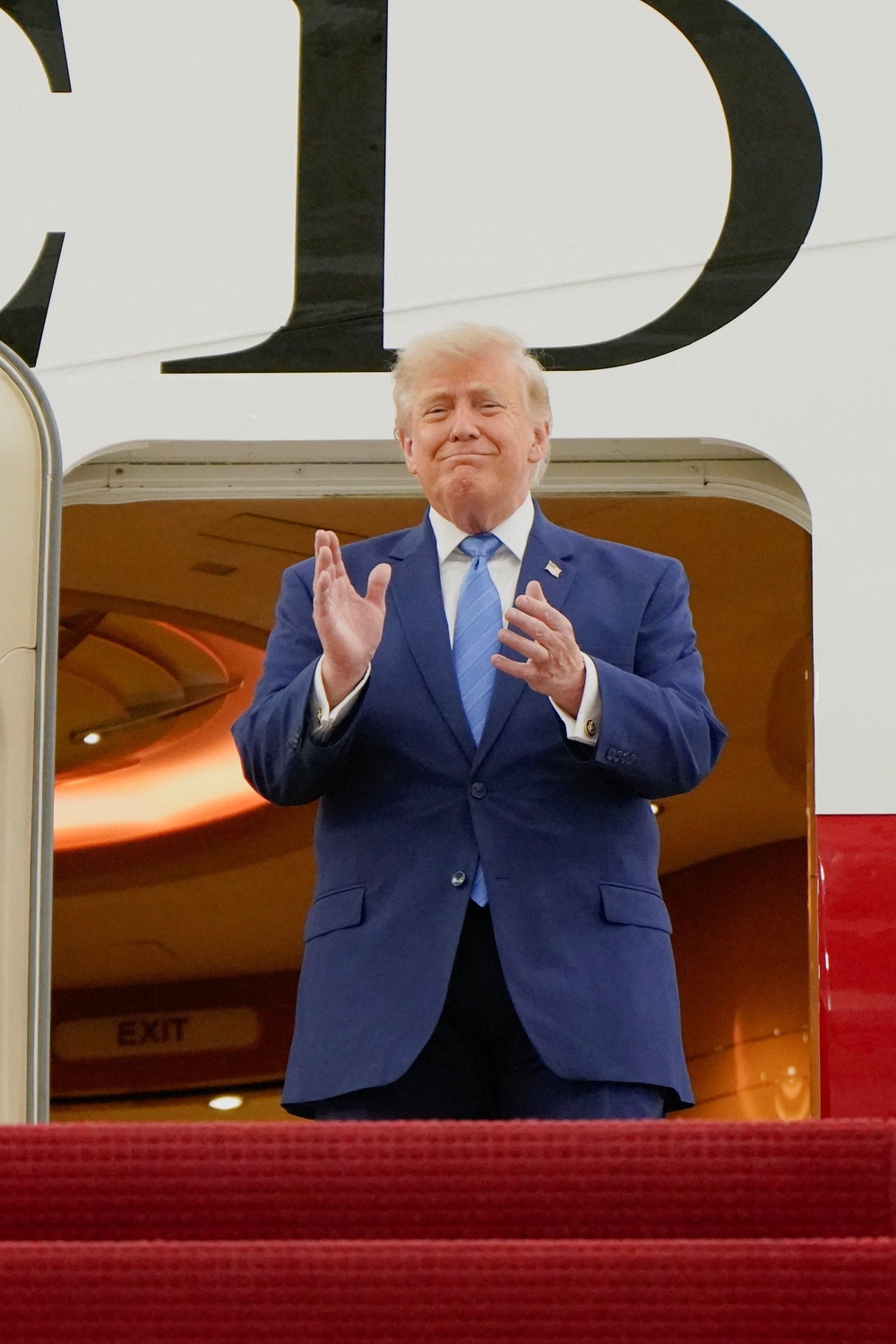 The plane was a $400 million gift from Qatar that Trump will keep after he leaves office (Reuters)