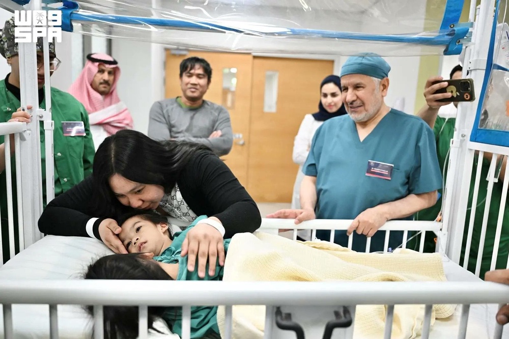 The Saudi government is reported to have paid for all the costs of the separation and aftercare, according to the Philippines News Agency. (X/@SPAregions)