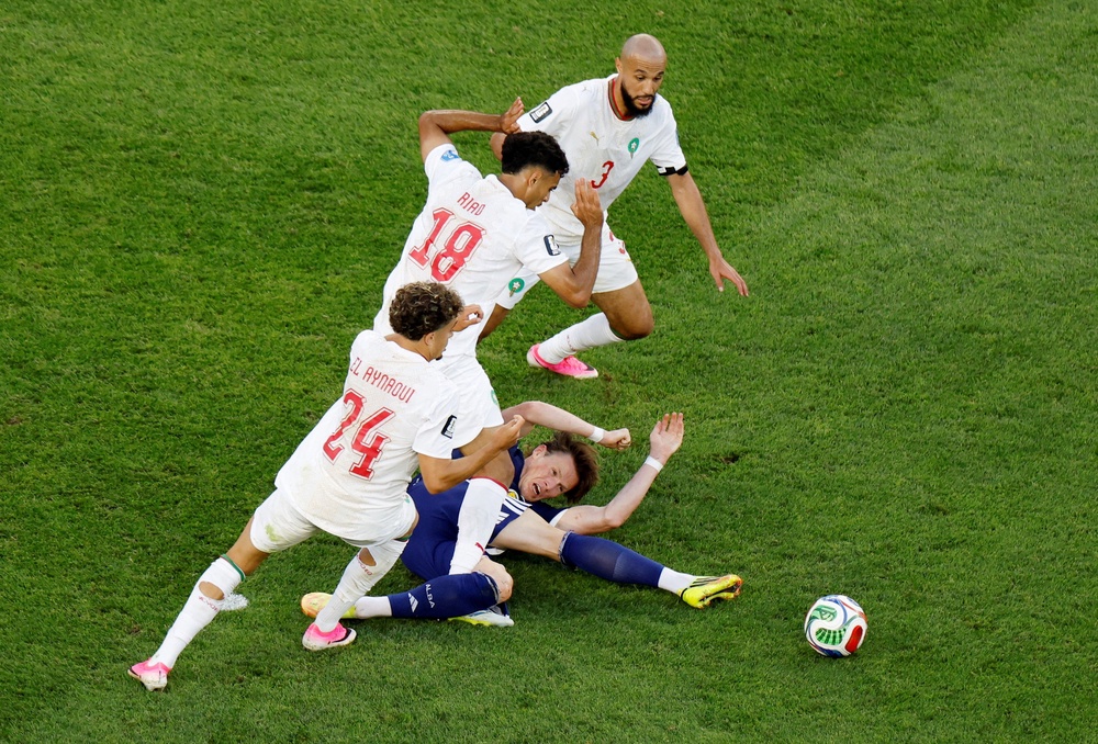 Image from: Scotland vs Morocco LIVE: World Cup hopes in the balance after ‘stonewall’ penalty waved away