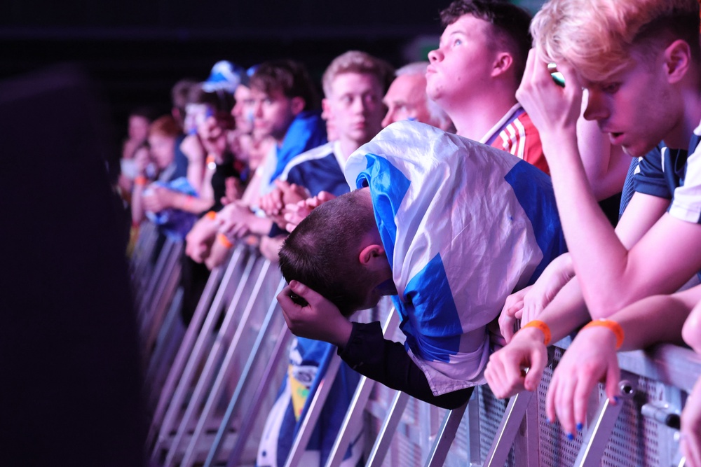 Fans expressed their frustration at a number of missed chances in the second half (Steve Welsh/PA) (PA Wire)