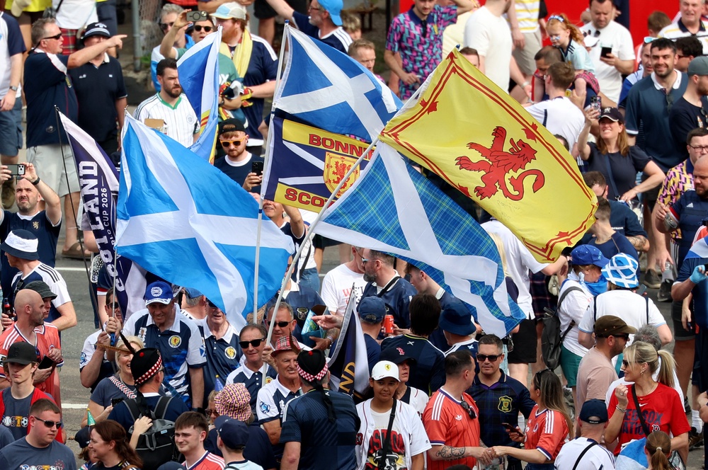 Image from: Scotland v Brazil LIVE: World Cup latest with Lewis Ferguson clattered in lively start to nervy Group C finale