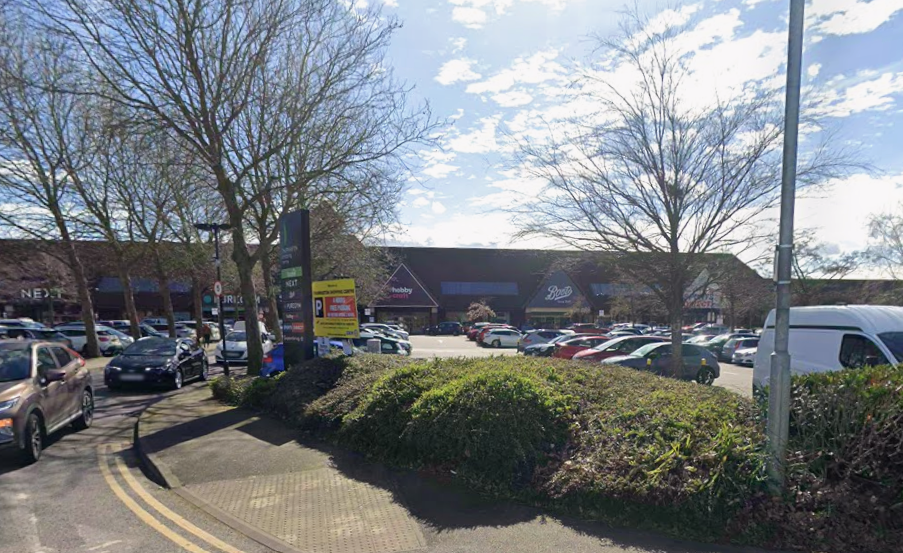 More than 40 firefighters attended Thurmaston Shopping Centre (Google Maps)