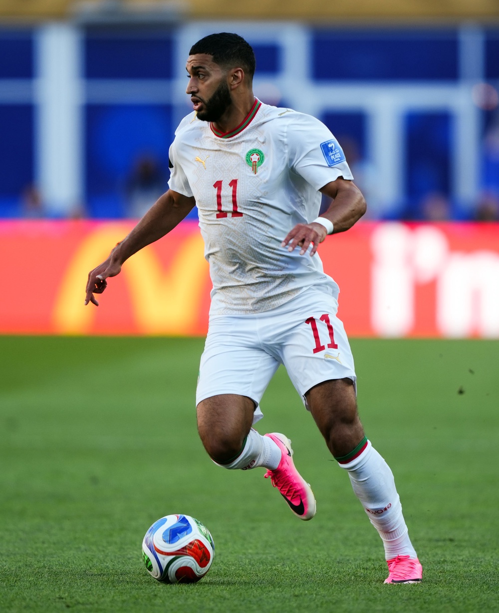 Morocco’s Ismael Saibari scored the winning goal in the match (Andrew Milligan/PA) (PA Wire)