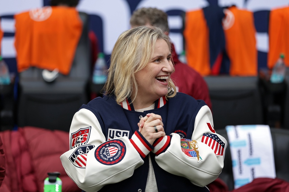 Hayes is currently the US women’s manager (Getty)