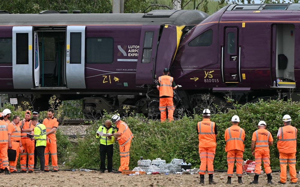 Image from: Bedford train crash latest: Killed driver named by family who say they are ‘devastated by his loss’