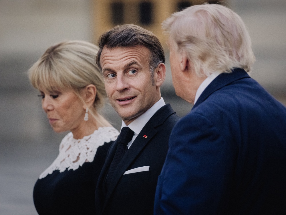 Handshake wars and ‘le bromance’: French president Macron and president Donald Trump have had their share of ups and downs (AFP/Getty)