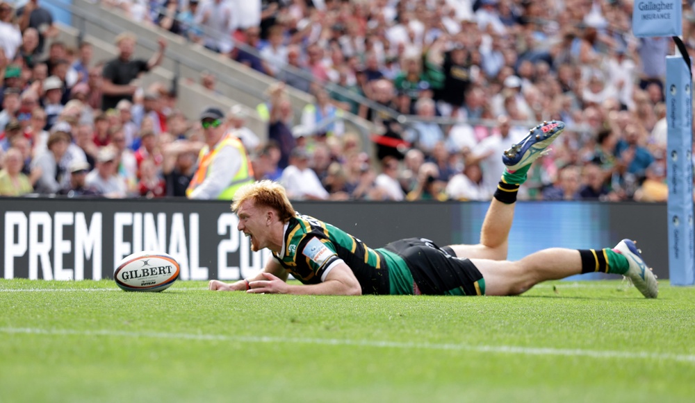 George Hendy crossed twice in three minutes for Northampton (Steve Paston/PA) (PA Wire)