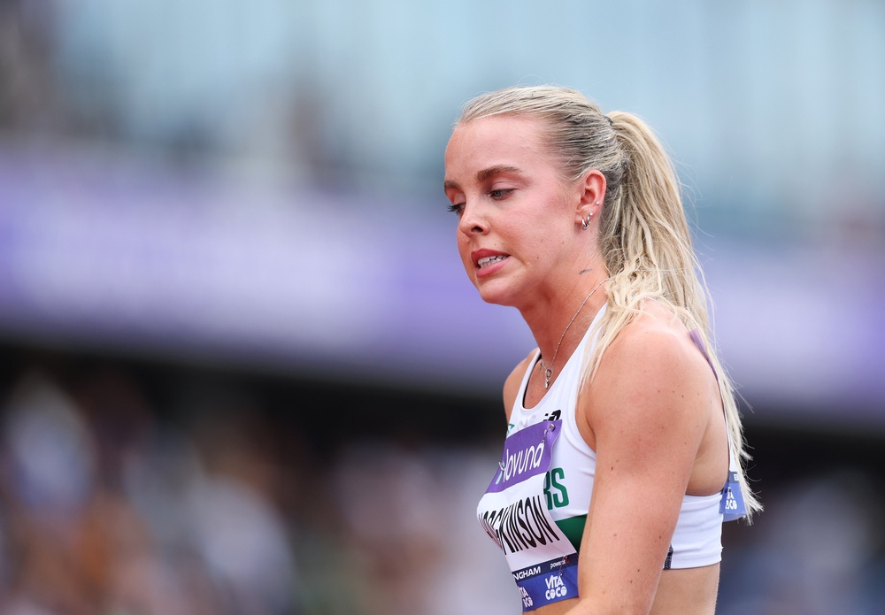 Keely Hodgkinson was unable to win her heat but still made the 400m final (Getty)