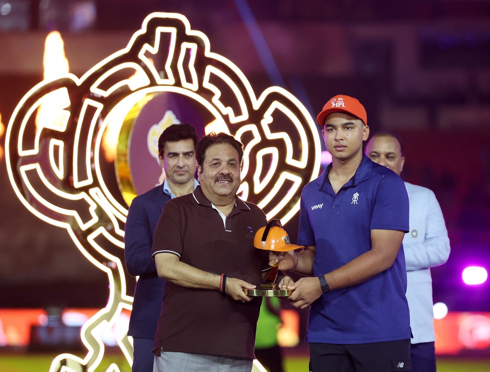 Sooryavanshi had a brilliant IPL season for Rajasthan Royals (Reuters)