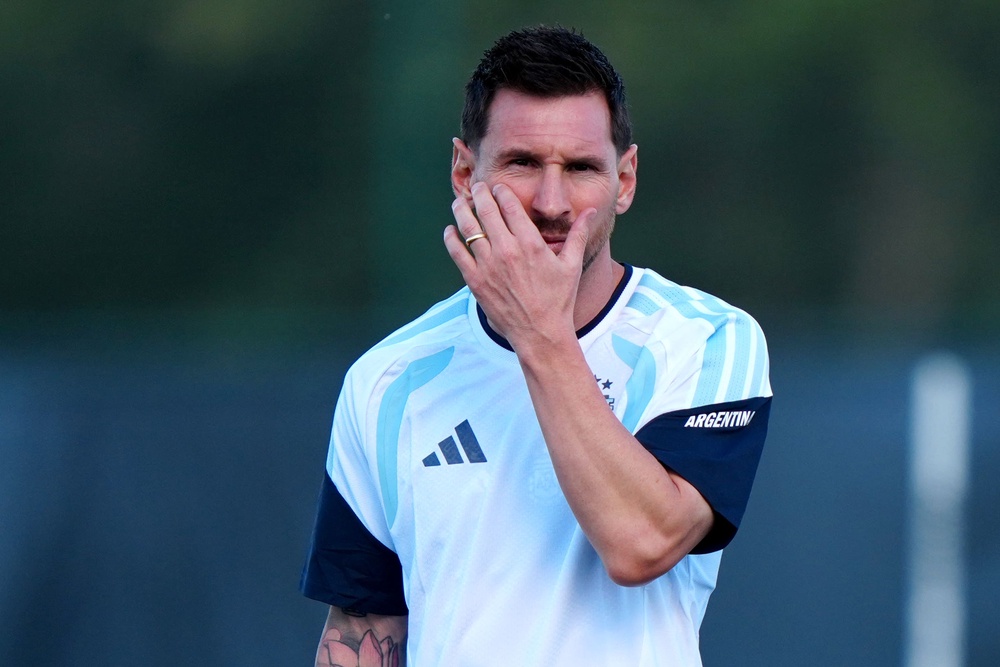 Lionel Messi can become the all-time World Cup goalscorer when Argentina face Austria (PA Wire)