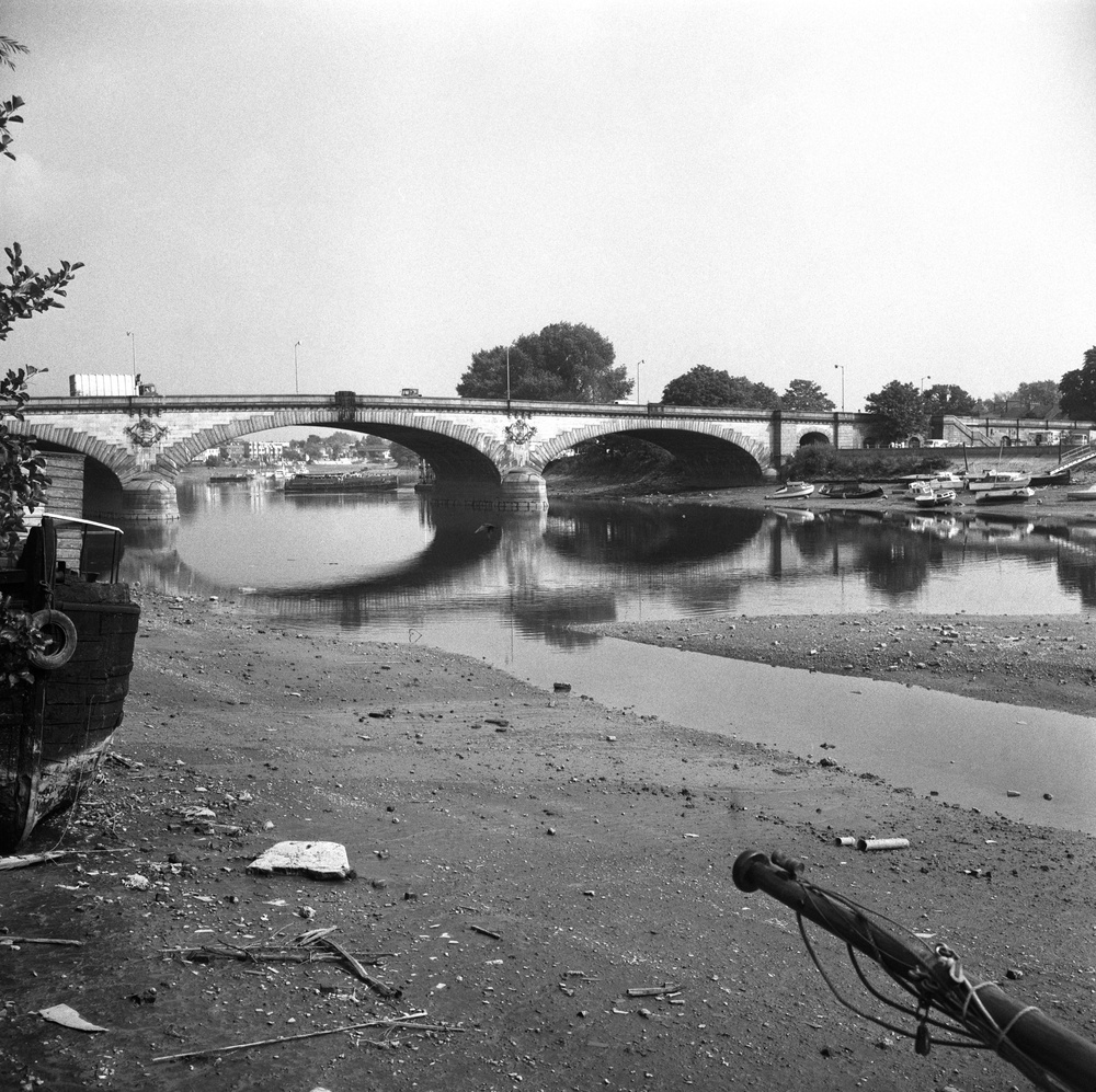 The River Thames in London during the 1976 drought (PA) (PA Wire)