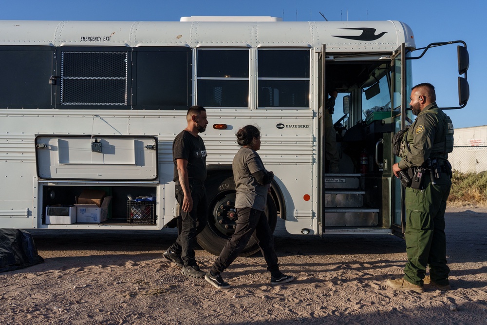 The Trump administration has argued that the land surrounding the statue can be obtained by eminent domains despite First Amendment and religous freedom arguments raised by Catholic officials who have called president’s border wall the ‘physical manifestation of this government’s attitude toward migrant’ (AFP/Getty)