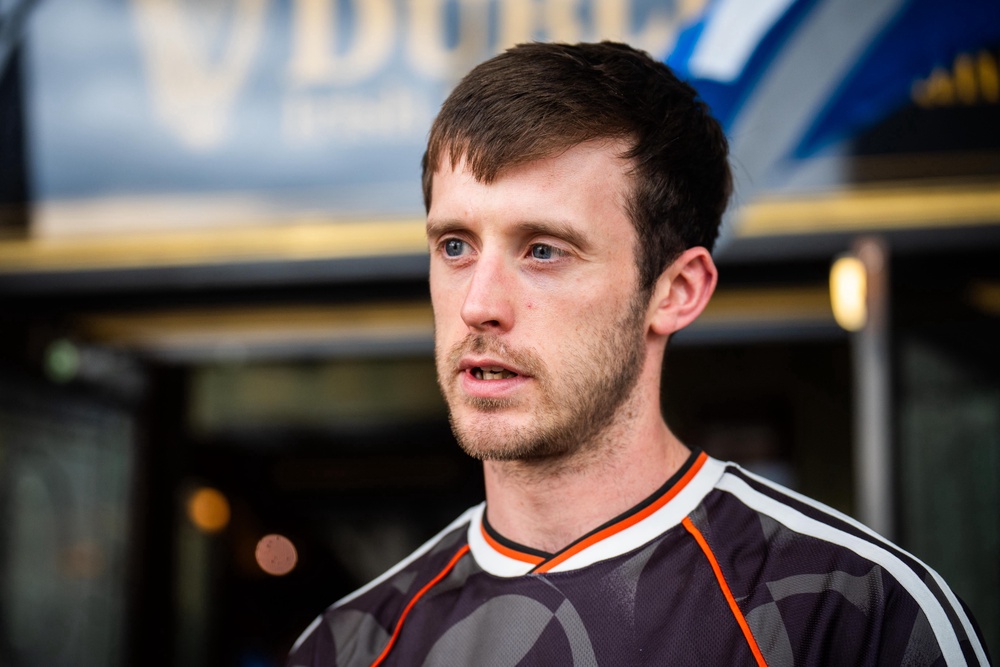 Bar manager at The Dubliner Brian McDonnell said the pub has seen ‘record numbers’ during the tournament (James Manning/PA) (PA Wire)