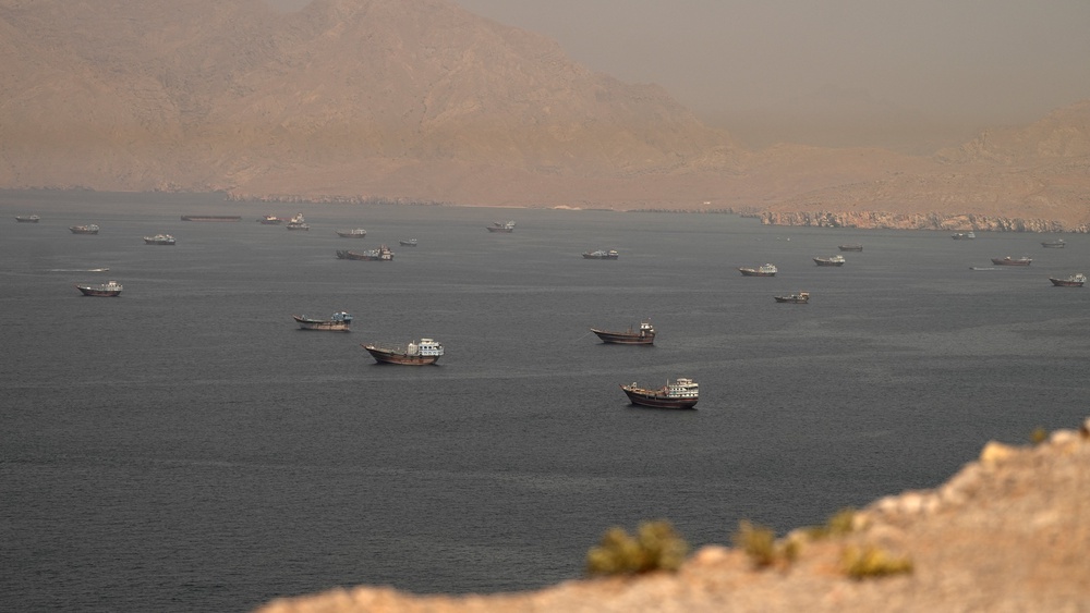 Vessels off Oman with the status of the Strait of Hormuz still unclear (Reuters)