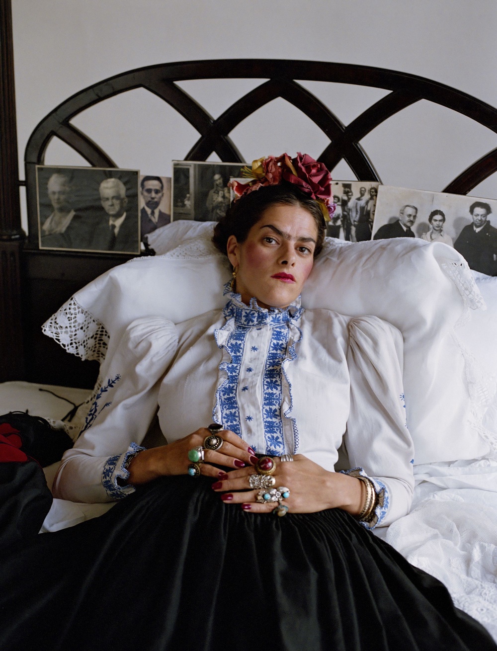 Mary McCartney’s ‘Being Frida’ featuring Tracey Emin is one of the some 200 works by other artists to feature in the Tate exhibition (Mary McCartney)