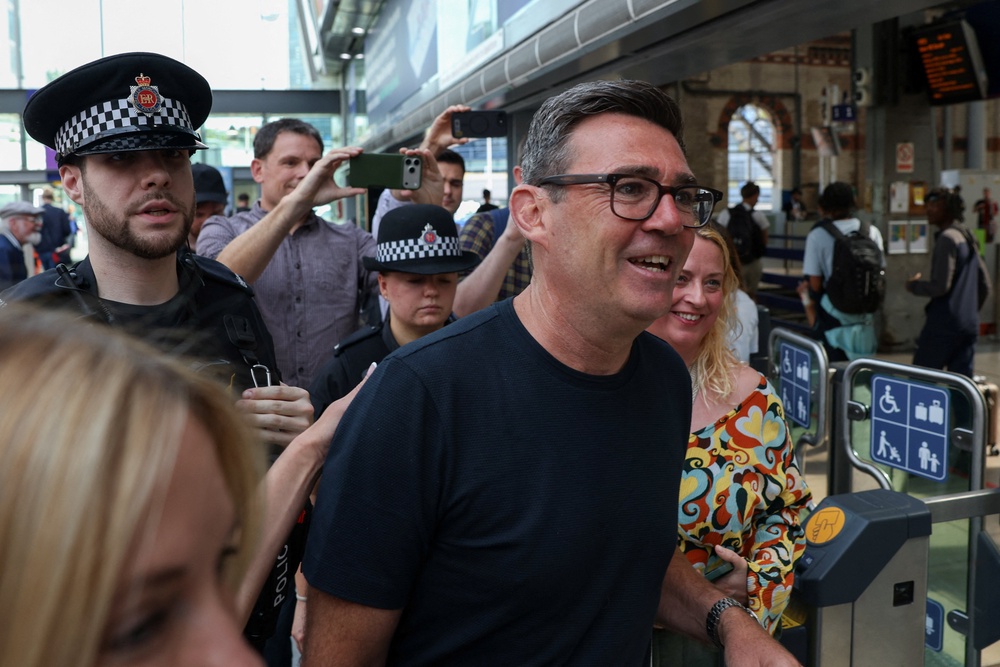 Andy Burnham won the Makerfield by-election last week (Reuters)