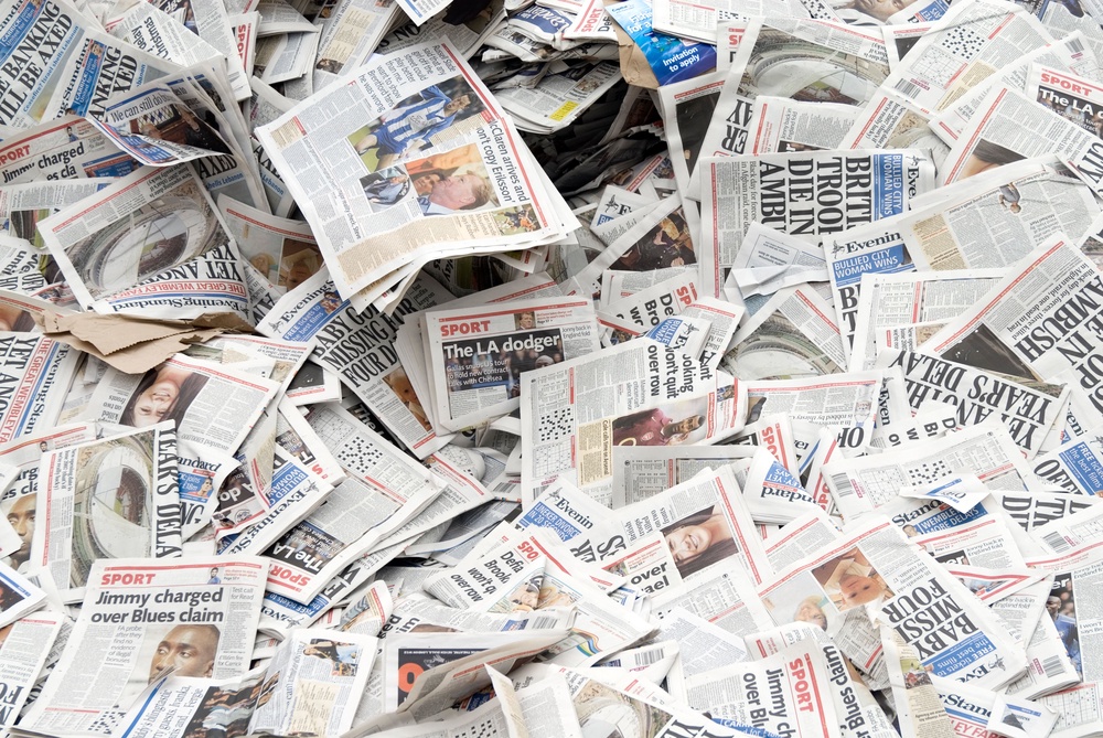 Dig some old newspapers out of the recycling (Alamy/PA)